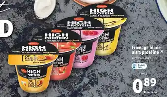 Lidl Fromage Blanc Ultra Proténé offre
