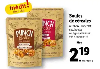 Lidl Boules De Céréales offre
