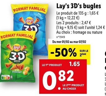 Lidl Lay's 3D's Bugles offre
