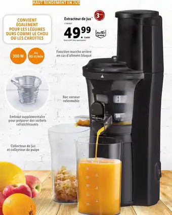 Lidl Extracteur De Jus offre