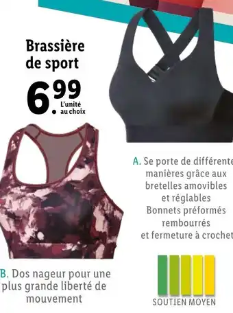 Lidl Brassière de Sport offre