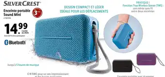 Lidl Enceinte Portable Sound Mini offre