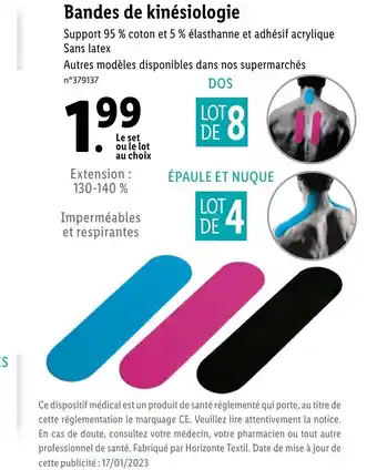 Bandes de Kinésiologie