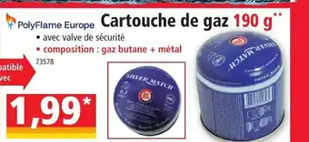 Norma Cartouche de Gaz offre