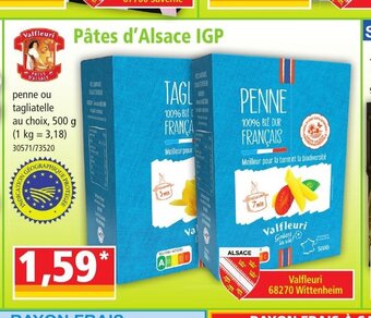 Norma Pates d'Alsace IGP offre