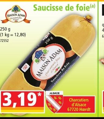 Norma Saucisse de foie offre