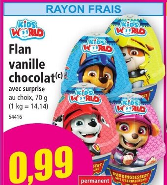 Norma Flan Vanille Chocolat offre