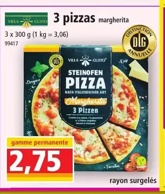 3 Pizzas