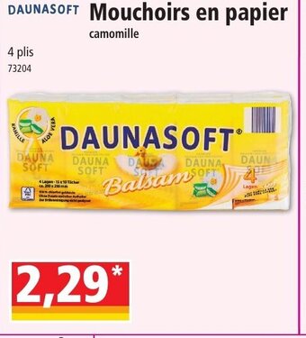 Norma Daunasoft Mouchoirs En Papier offre