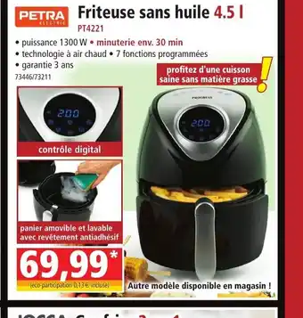 Norma Friteuse Sans Huile offre