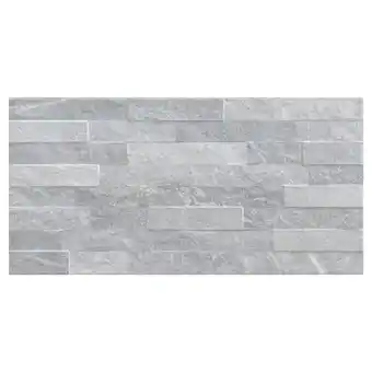 Castorama Carrelage mural gris 37,5x75cm slate offre