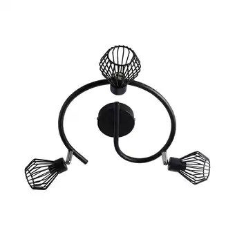 Castorama Plafonnier 3 spots led colours akiak noir g9 offre