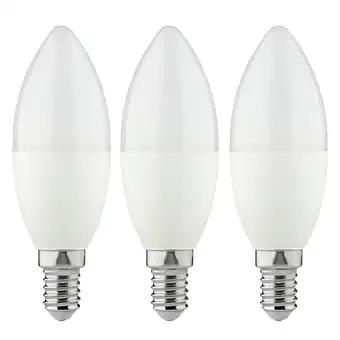 Castorama 3 ampoule led e14 flamme 806lm 8.5w=60w blanc chaud diall offre