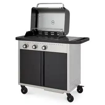 Castorama Barbecue à gaz goodhome rockwell 310 noir offre