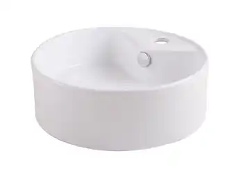 Castorama Vasque à poser ronde céramique blanche goodhome vorma offre