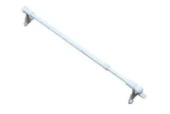 Castorama Kit barre de rideau goodhome avec support 50/80 blanc mat konera offre