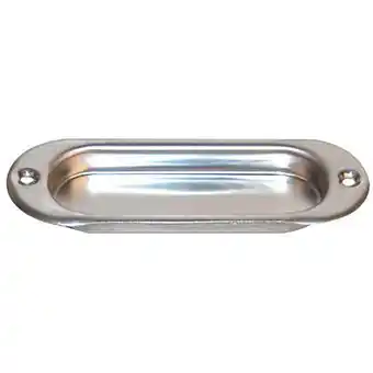 Castorama Poignée cuvette inox chromé mat capra entraxe 76mm offre