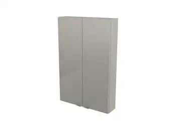 Castorama Armoire de salle de bains goodhome imandra taupe l.60 x h.90 x p.15 cm offre