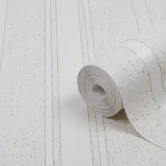 Papier peint vinyle sur intissé goodhome solfia blanc