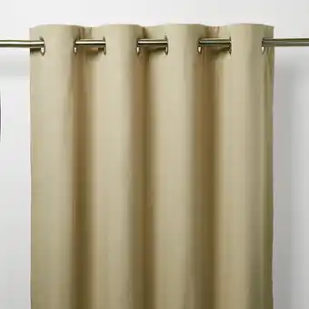 Castorama Rideau goodhome taowa beige 140 x 260 cm offre
