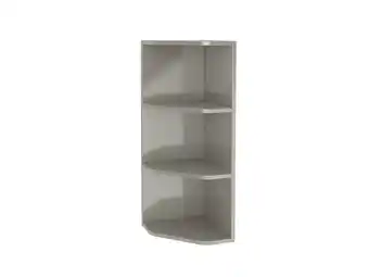 Étagère d'angle salle de bains taupe goodhome imandra 34 x 90 x 36 cm