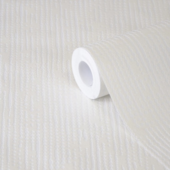 Castorama Papier peint vinyle sur intissé goodhome fitonia blanc offre