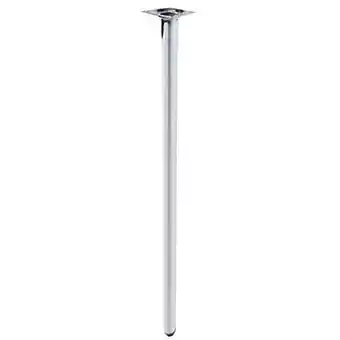 Castorama 4 pieds chromé de table diall ø30 x h.700 mm offre
