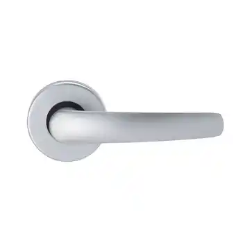 Ensemble poignées de porte rosace abla chrome