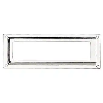 Castorama Porte-étiquette acier chromé mat gallo 29 x 79 mm offre