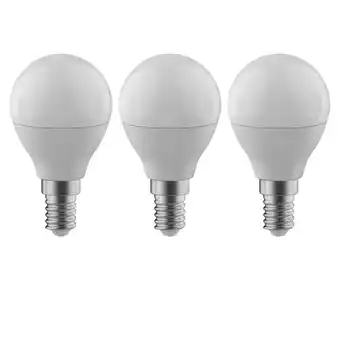 Castorama 3 ampoule led e14 mini globe 250lm 3.2w=25w blanc chaud diall offre