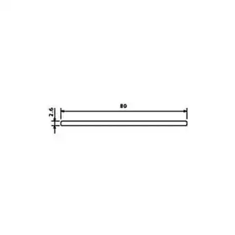 Habillage plat grosfillex 80mm 1 x 3m