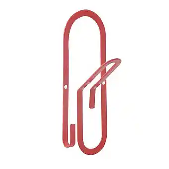 Porte-manteau Ă fixer trombone corail form leipzig