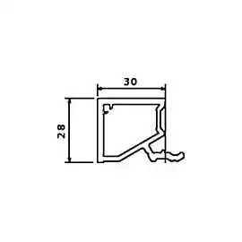 Castorama Tapée d'isolation grosfillex 30mm 1 x 3 m blanc offre