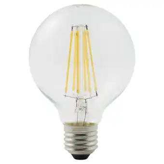 Castorama Ampoule à filament globe led diall e27 ø80mm 12w=100w blanc chaud offre
