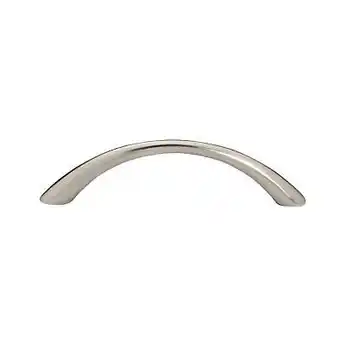5 poignées de meuble zamak nickel ø 96 mm