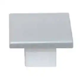 Castorama 6 boutons de meuble plastique colours funny square chromé mat ø32 mm offre