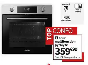 Conforama Four multifonction pyrolyse offre