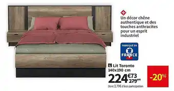 Conforama Lit toronto offre