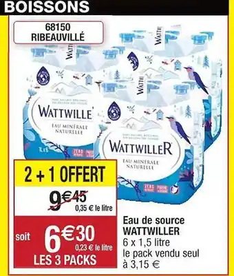 Eau de source wattwiller