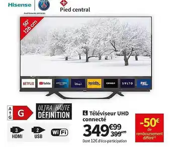 Hisense téléviseur uhd connecté