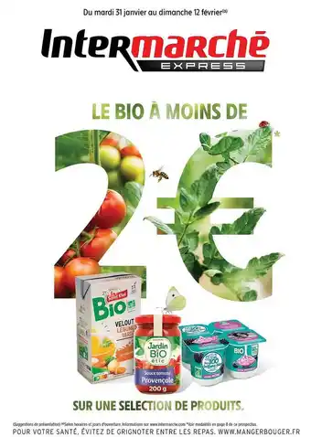 Intermarché Express Produits bio offre