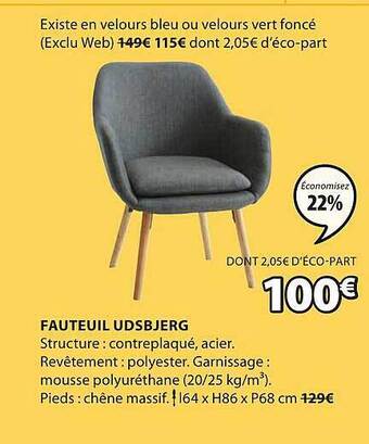 JYSK Fauteuil udsbjerg offre
