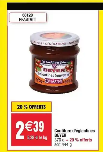 Cora x Carrefour Confiture d'églantines beyer offre