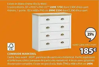 JYSK Commode markskel offre