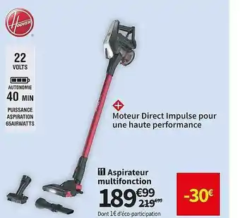 Conforama Aspirateur multifonction offre