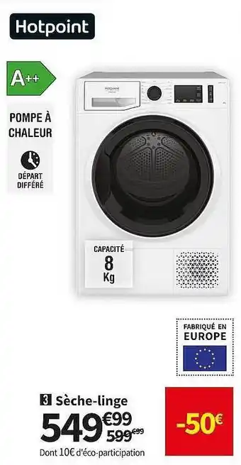 Sèche-linge hotpoint