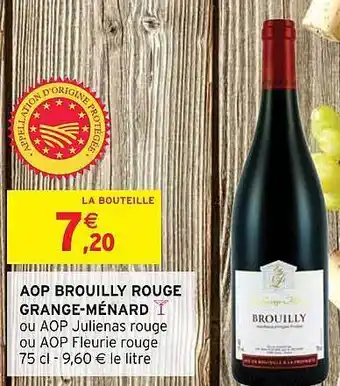 Aop brouilly rouge grange-ménard