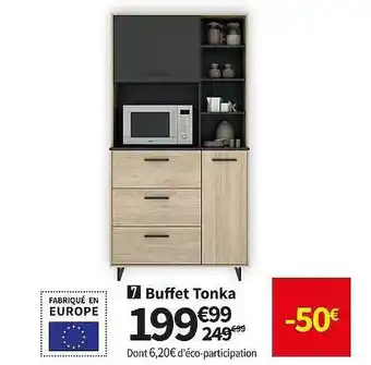 Conforama Buffet tonka offre