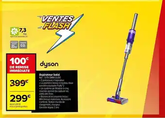 Carrefour Aspirateur balai dyson offre