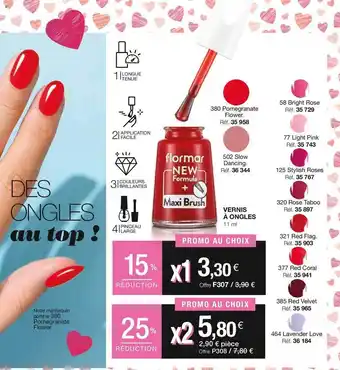 Stanhome Vernis à ongles flormar offre